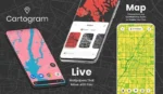 Cartogram app interface