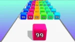 Jelly Run 2048 gameplay