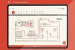 Logic Circuit Simulator Pro app interface