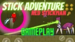 Red Stickman game scene