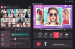 Movie maker app interface