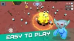 A brave warrior facing off against a horde of monsters in a dark forest
