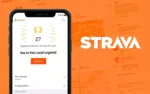 Strava app interface