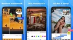Watermark remover app interface