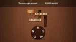 Word Timber gameplay screenshot
